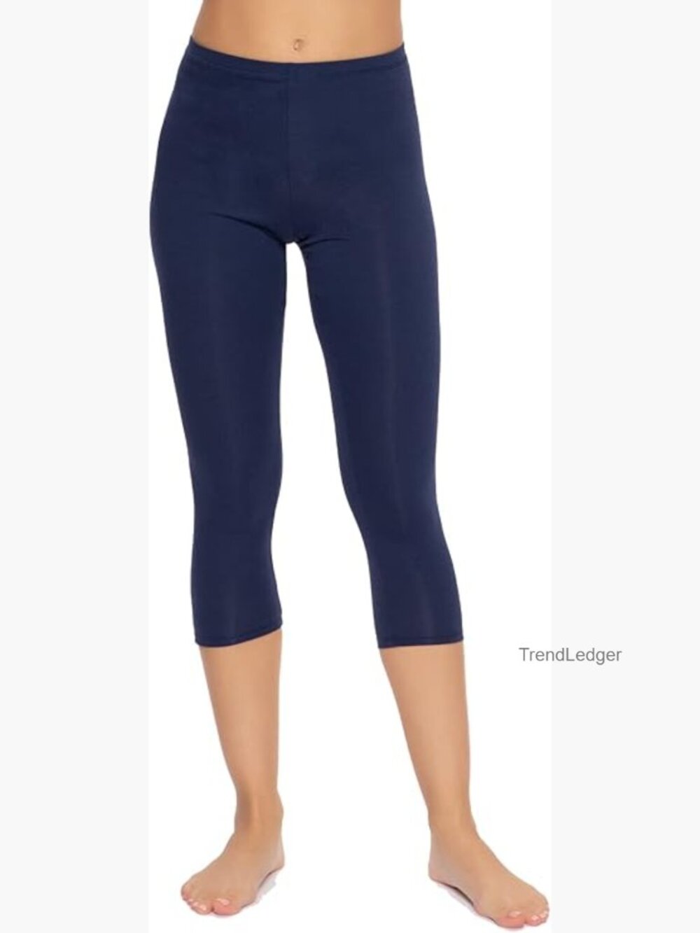 Cotton Modal Capri Leggings Classic Fit Yoga Activewear